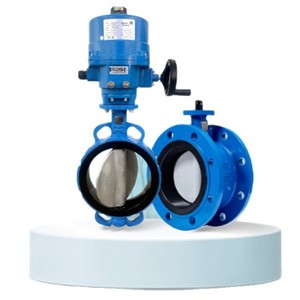 Vanne papillon électrique Johnson VF3481US2-C avec revêtement en PTFE pour le contrôle de l'eau - Product Image 2