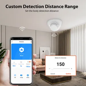 Radar Human Body Occupancy Sensor For Lighting Ceiling Mount Smart Zigbee Tuya Human Presence Sensor