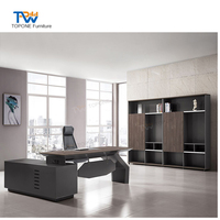 Nouveau bureau de direction réglable en hauteur, mobilier de bureau design, table de bureau modulaire en surface solide Korian, usage commercial, bureau moderne