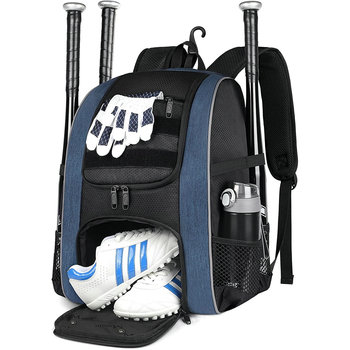 Sac De Baseball Mawma – étanche, Porte-casque Externe, 21x14x9 Pouces, Polyester