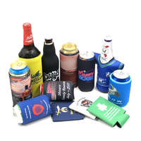 Prix de gros – Protège-bouteille de bière personnalisé – Refroidisseur de canettes en acier inoxydable par sublimation – Protège-canettes de bière en néoprène