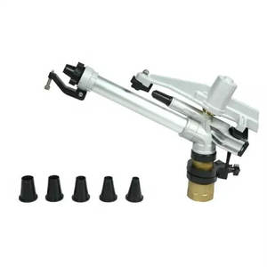 Aspersor de Metal Qx Qx-90 con Pistola de Riego de 1 Pulgada y Accionamiento de Engranajes de 360° para Sistemas de Riego de Jardines y Campos Agrícolas - Product Image 3