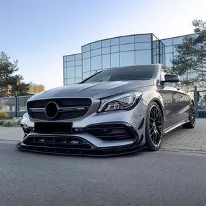 กันชนหน้า ปี 2016 ถึง 2019 สำหรับ Mercedes Benz Class CLA200 CLA220 CLA250 CLA45 AMG ลิปสปอยเลอร์ ดิฟฟิวเซอร์ ตกแต่ง - Product Image 2
