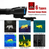 Lunette thermique monoculaire GRL325 335 384X288 50Hz avec objectif 35mm, NETD 25mK, vision thermique pour la chasse avec enregistrement vidéo, WiFi, PIP