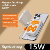 Batterie externe magnétique 22,5 W 2026 20000 mAh avec prise, certifiée RoHS