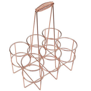 Yuka Beverage Carrier Six Bottle Holder <b>Portable</b> For <b>Bar</b> Hotel Use - Product Image 3
