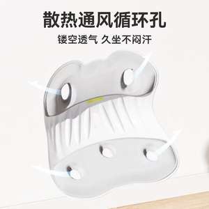 Cojín de Asiento Ergonómico con Soporte Lumbar y Relleno de Espuma Viscoelástica, Respaldo Cómodo para Sillas de Oficina y Largos Periodos de Estar Sentado - Product Image 4