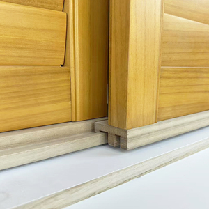 Obturateur à chenilles à installation intégrée de tous les jours avec guide inférieur en bois Pas besoin de percer de trou sur le sol - Product Image 5