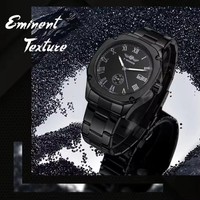 Montre automatique carrée pour homme T-WINNER avec calendrier, montre mécanique à bracelet en acier inoxydable, montre-bracelet pour homme, montre argentée