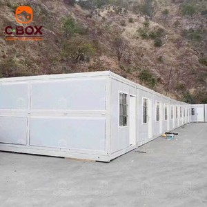 Cbox Eco Friendly Modern Ready Made Outdoor Dormitory Modular Camping Vacation Home Hospital Folding <b>Container</b> House - Product Image 3