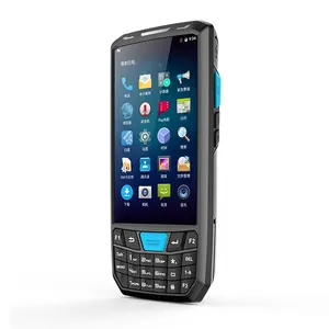 手持式坚固的PDA 1D条形码阅读器4G WLAN GPS相机数字键盘android pda条形码扫描仪