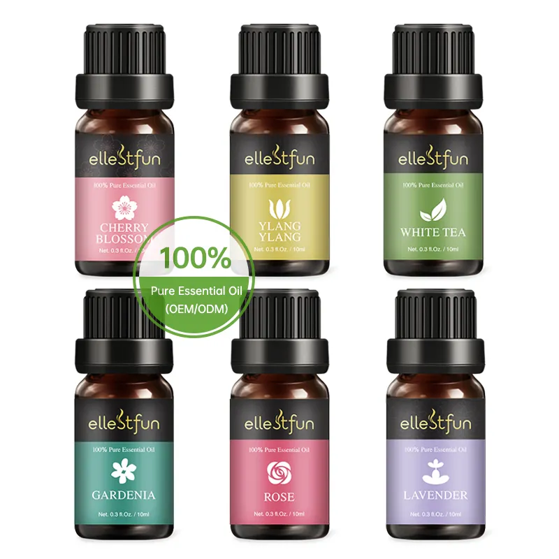 Wholesale OEM/ODM Factory 100% Organic Natural 10ml Aromatherapy Pure Lavender Essential Oil Set