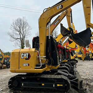 Excavatrice Caterpillar 307E2 de 7 tonnes, excavatrice sur chenilles, moteur Cat C2.6 Turbo, haute performance, excavatrice compacte prête à l'exportation - Product Image 1