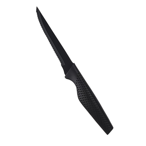 Cuchillo para carne serrado con mango de plástico PP para cocina doméstica, cuchillo de acero inoxidable para comedor occidental, juego de 6 cuchillos para carne para hotel. - Product Image 5