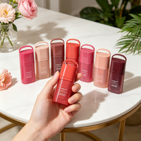 8 Warna Lip Gloss Cermin Melembapkan 12 Jam Tahan Lama Kompleks Air & Minyak Lip Glaze Kosmetik