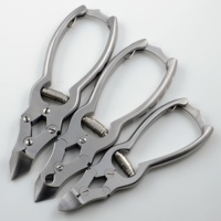 Coupe-ongles cantilever allemand pour les soins de santé, pinces à ongles, coupe-ongles, ouverture large de la mâchoire, lames courbées/droites, durables, pour les ongles