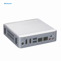 Qotom 3965U CPU 16gb RAM ordinateur de jeu de bureau Linux pas cher chine Barebone Mini PC pour Windows 10 OS