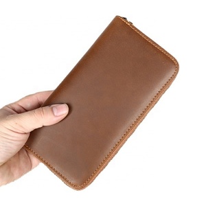 Boshiho Leather Engravable <b>Wallets</b> Genuine Leather Mans Phone <b>Wallet</b> Magnet Blank <b>Wallet</b> Double Card Holder for Engraving - Product Image 3