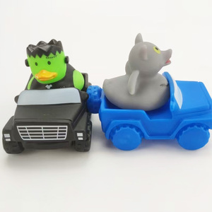 Giocattoli da Bagno in Plastica a Forma di Anatra e <span class=keywords><strong>Jeep</strong></span> con Suono, per Bambini da 2-4 Anni - Product Image 3