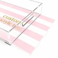 Inserts de plateau en acrylique transparent de 11x17 pouces