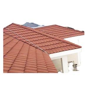 Teja Metálica Moderna con Recubrimiento de Piedra, Duradera y Antienvejecimiento, para Climas Áridos como África, Ideal para Apartamentos, Hoteles y Almacenes - Product Image 1