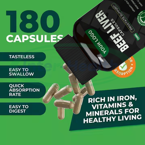 Ausreson Organic Beef <b>Liver</b> Natural Energy <b>Supplement</b> and Most Bioavailable Natural Grass Fed Beef <b>Liver</b> Capsule - Product Image 4