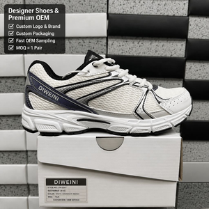 Zapatos de Diseño de Lujo para Hombre y Mujer, Zapatos Deportivos de Malla Blanca Índigo de Alta Calidad, Estilo Y2K, Nuevos - Product Image 1