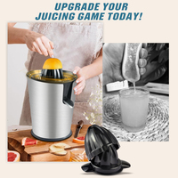 Presse-agrumes électrique 60W EL-60W 1,5L en acier inoxydable pour citrons et oranges, auto-nettoyant, pour la maison et la cuisine