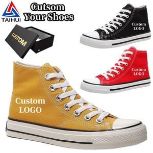 Baskets montantes en toile pour hommes, style classique, tendance et mode, légères, avec semelle intérieure en maille et LOGO personnalisé - Product Image 3