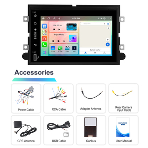 Podofo para Ford F150 F250 F350 Fusion Taurus /Freesatr 6 + 128G 7 ''Android Car Radio Wireless Carplay/Android Auto GPS WiFi OEM - Product Image 6