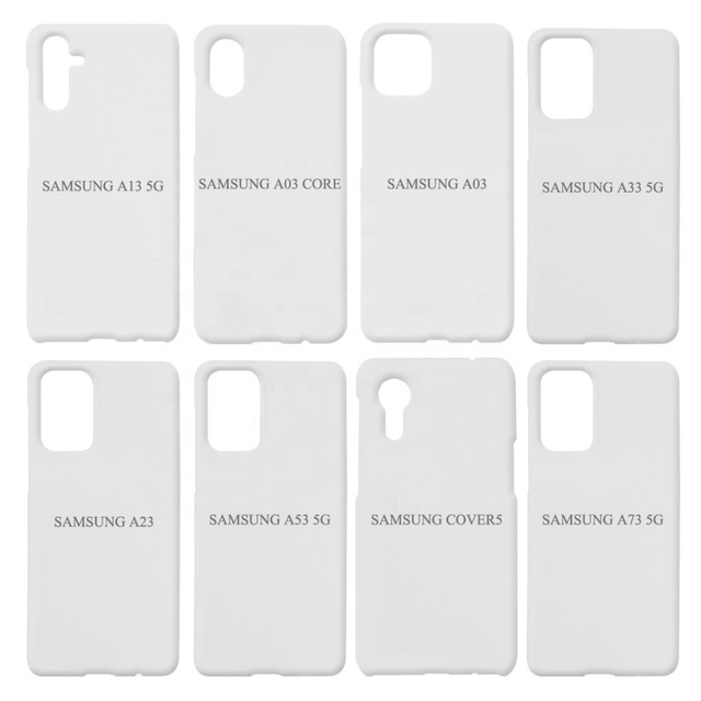 Novelsub White 3D Matte Waterproof Shockproof Scratch-proof Sublimation Blanks Sports Design Phone Case for a Series