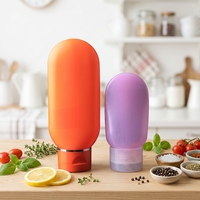 Bouteilles en HDPE pour shampoing/lotion - Modèle heypack LD001 avec bouchon à clapet