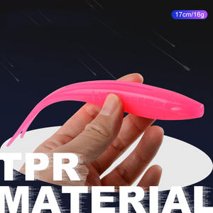 Afishlure 8cm 12cm 18cm TPE Long Tensile Soft Plastic Soft Lure Floating Bait Swimbait <span class=keywords><strong>Jerkbait</strong></span> Fishing Lure Factory - Product Image 6