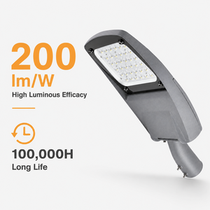 90 bis 160LM W IP65 IK08 LED-Straßenleuchte 15W bis 200W Außenbeleuchtung für Straßen und Autobahnen 50000H Langlebige Lampe - Product Image 6