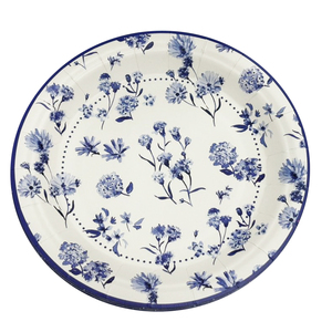 Vintage Blumenmuster Pappteller Anpassbare Größe Dekorative Pappteller Biologisch Abbaubare Servierteller - Product Image 5