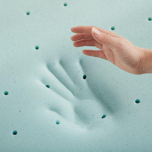 Topper en mousse à mémoire améliorée en fibre de bambou naturelle doté de la technologie Airflow et de dimensions personnalisées - Product Image 3