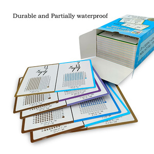 Cartes flash pour enfants imperméables durables de haute qualité imprimées sur mesure prix d'usine de papier de matériel cognitif d'éducation précoce - Product Image 3