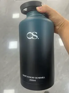 Coolflask 64 oz Stainless Steel Insulated Water <b>Bottle</b> Straw 3 Lids Galaxy Design Gym/Sports/Office Use Cold 48H Hot 24H - Product Image 5
