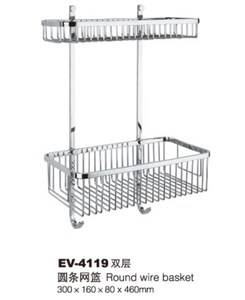 Single Dual Tier Aço Inoxidável Banheiro Prateleira Wire Mesh Corner Shelf Organizer <span class=keywords><strong>para</strong></span> Duche com Qualidade Premium - Product Image 3