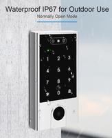Lecteur de code QR autonome V5-QR Ble étanche IP67 TTLock WiFi App, système de contrôle d'accès sans clé avec clavier