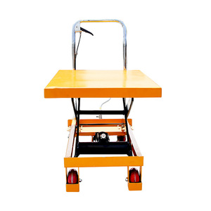 Mesa elevadora <span class=keywords><strong>manual</strong></span> Elevador hidráulico con ruedas Mesa elevadora <span class=keywords><strong>manual</strong></span> con transportador Carro elevador de tijera <span class=keywords><strong>manual</strong></span> - Product Image 4