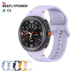 Reloj Inteligente de Lujo BEEFLYPOWER, <span class=keywords><strong>Correa</strong></span> de Silicona con Diseño de Hilo Cosido, para <span class=keywords><strong>Samsung</strong></span> Galaxy 8/8 Classic 40mm 44mm - Product Image 1