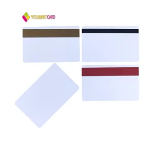 YTS High Quality Printing Customized CR80 Credit Card Size HICO/LOCO PVC Gift Card Plastic Magnetic Strip Loyalty Card