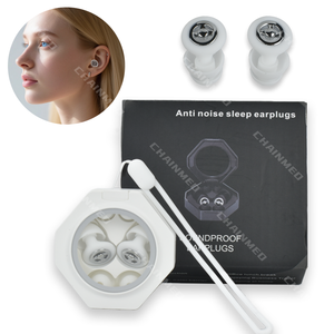 CM gros Logo personnalisé bouchons d'oreille en silicone S M L 3 paires noir insonorisé réduction du <span class=keywords><strong>bruit</strong></span> sommeil bouchons d'oreille pour l'approvisionnement en soins de santé - Product Image 1