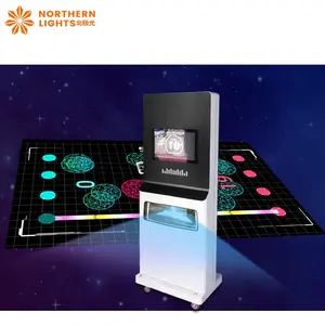 Projecteur interactif au sol pour centre commercial de divertissement pour enfants Northern Lights Machine de projection interactive AR