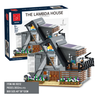 Ensemble de blocs de construction modernes Villa Ramanda XMORK 3832 pièces, modèle de construction de maison de campagne pour adultes, briques de construction pour la décoration de la maison, ensemble cadeau