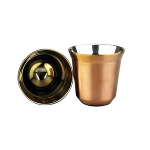 Tasse très populaire de différentes couleurs, adaptée aux boissons chaudes et froides, plusieurs options, tasse en acier inoxydable, OEM - Product Image 2