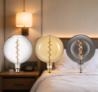 Ampoule globe à filament LED rétro G200 4W dimmable 2200K E27 B22 E26 pour éclairage décoratif intérieur