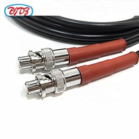 Ensemble de câbles coaxiaux RF SHV 500V, connecteur haute tension vers câble RG58 multiconducteurs vers fiche aviation femelle à double trou