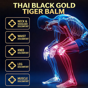 Bálsamo <span class=keywords><strong>de</strong></span> Tigre Negro Herbal Tailandés Tradicional, Alivia el <span class=keywords><strong>Dolor</strong></span> <span class=keywords><strong>de</strong></span> Espalda, Lumbar, Cuello, Rodilla y Músculos, Ungüento <span class=keywords><strong>de</strong></span> 50g - Product Image 3